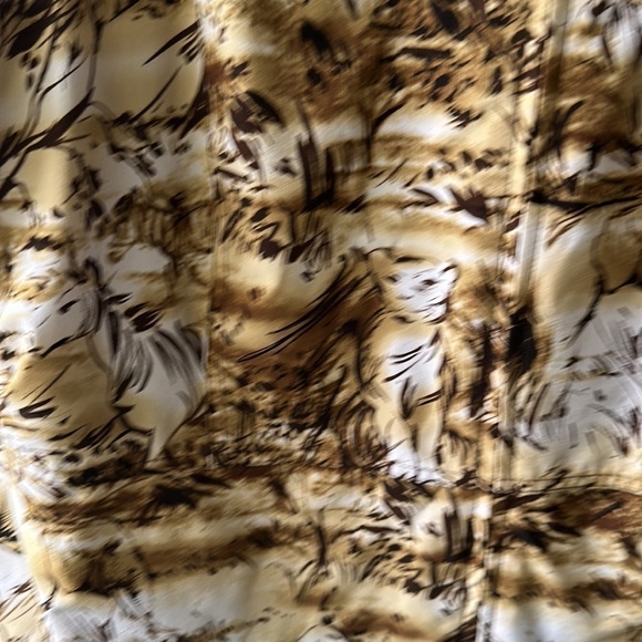 Chico's Vest Reversible animal print brown tones size 3 or size 16 - Picture 11 of 13